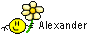 Alexander Smiley – Namen mit Blume